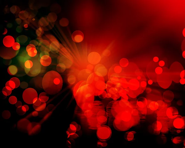 Luces de colores sobre fondo rojo . —  Fotos de Stock