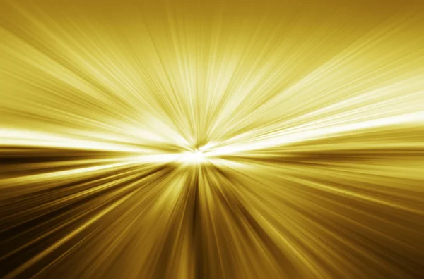 Explosão de luz dourada — Fotografia de Stock