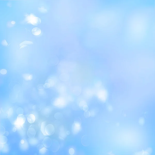 Fondo de luz abstracta bokeh azul. — Foto de Stock