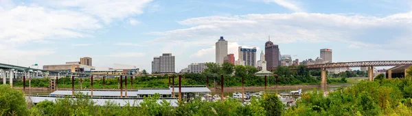 Memphis Skyline Sett Över Wolf River Habor Tennessee Usa — Stockfoto
