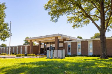 Walnut Ridge, Arkansas, ABD - 18 Ekim 2021 Lawrence County Adliyesi