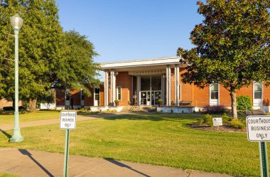 Prescott, Arkansas, ABD - 26 Eylül 2021: Nevada Eyalet Mahkemesi