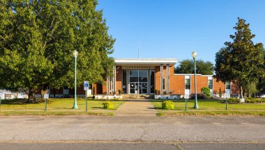 Prescott, Arkansas, ABD - 26 Eylül 2021: Nevada Eyalet Mahkemesi