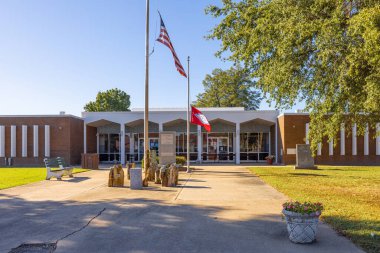Piggott, Arkansas, ABD - 18 Ekim 2021 Clay County Adliyesi