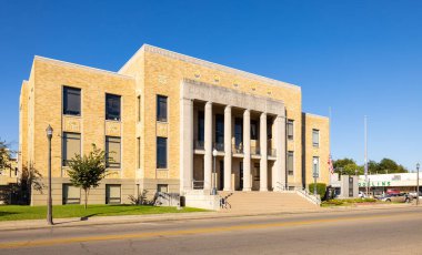 Kennett, Missouri, ABD - 18 Ekim 2021: Tarihi Dunklin Adliyesi