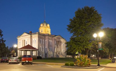 Jackson, Missouri, ABD - 18 Ekim 2021: Tarihi Cape Girardeau İlçe Mahkemesi