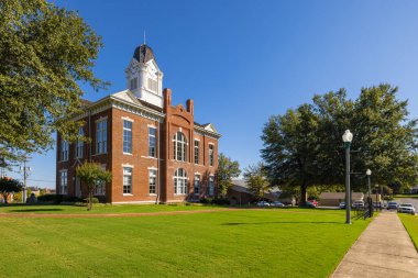Paragould, Arkansas, ABD - 18 Ekim 2021: Tarihi Greene County Adliyesi