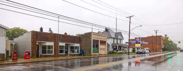 Ney Ohio Usa Oktober 2021 Historische Zakenwijk Langs Main Street — Stockfoto