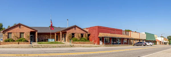 Mineral Springs Arkansas Usa September 2021 Stadshuset Och Det Gamla — Stockfoto