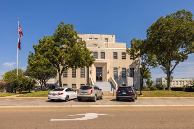 Mount Pleasant, Teksas, ABD - 26 Eylül 2021: The Titus County Adliyesi