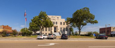 Mount Pleasant, Teksas, ABD - 26 Eylül 2021: The Titus County Adliyesi