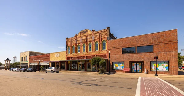 Mount Pleasant Texas Usa September 2021 Old Business District Madison — Stockfoto