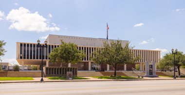 Bay City, Teksas, ABD - 20 Eylül 2021: Matagorda İlçe Mahkemesi