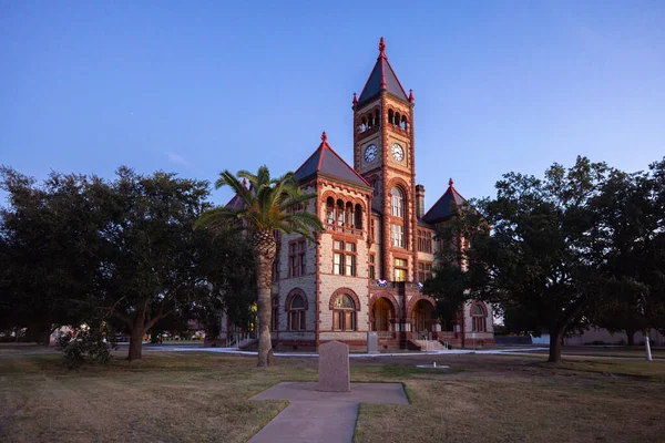 Cuero, Teksas, ABD - 25 Eylül 2021: Tarihi DeWitt Adliyesi