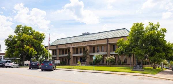 Huntsville Texas Usa August 2021 Das Gerichtsgebäude Von Walker County — Stockfoto