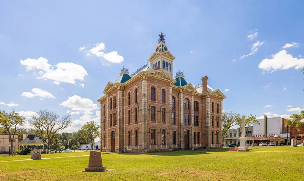 Wharton, Teksas, ABD - 20 Eylül 2021: The Wharton County Adliyesi