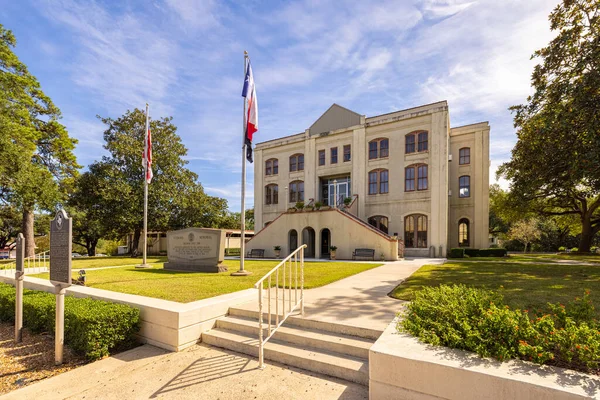 Woodville Texas Usa October 2021 Tyler County Courthouse Veterans Memorial — Stock Photo, Image