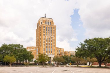 Beaumont, Teksas, ABD - 19 Eylül 2021: Jefferson County Adliyesi