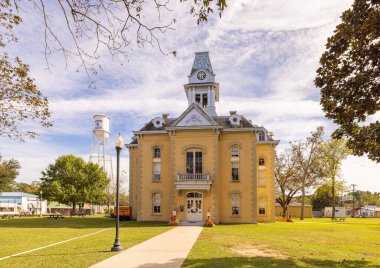 Newton, Teksas, ABD - 17 Ekim 2021: Newton County Adliyesi