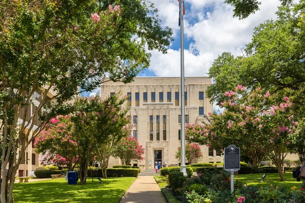 Longview, Teksas, ABD - 30 Haziran 2021: The Gregg County Adliyesi