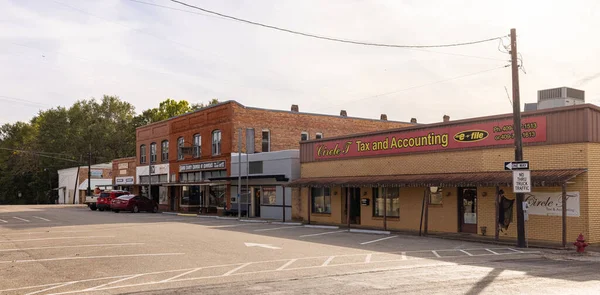 Hemphill Texas Usa Října 2021 Stará Obchodní Čtvrť Texas Street — Stock fotografie