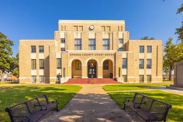 Gilmer, Teksas, ABD - 26 Eylül 2021: Upshur Adliyesi