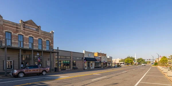 Henderson Texas Usa Вересня 2021 Old Business District Main Street — стокове фото