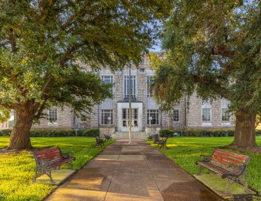 Rusk, Teksas, ABD - 26 Eylül 2021: Cherokee Eyalet Mahkemesi