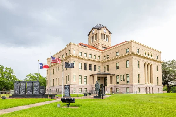 Corsicana Texas Estados Unidos Agosto 2021 Tribunal Del Condado Navarro —  Fotos de Stock