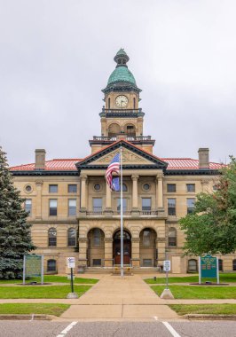 Paw Paw, Michigan, ABD - 21 Ekim 2021: Van Buren Adliyesi