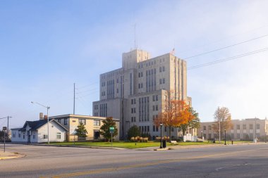 Bay City, Michigan, ABD - 24 Ekim 2021: Bay County İdare Binası