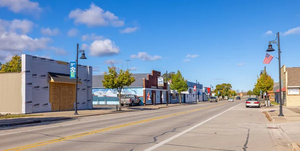 Rogers City Michigan Abd Ekim 2021 Caddedeki Eski Bölgesi — Stok fotoğraf