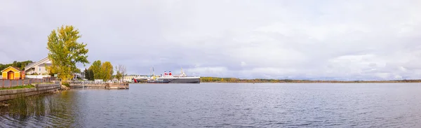 Manistee Michigan Usa Oktober 2021 Zicht Het Manistee Lake Met — Stockfoto