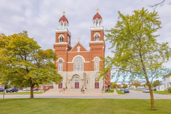 Alpena Michigan Usa Října 2021 Katolická Církev Anny Farnost Všech — Stock fotografie