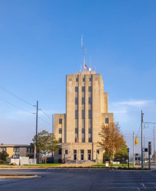 Bay City, Michigan, ABD - 24 Ekim 2021: Bay County İdare Binası
