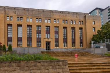Kalamazoo, Michigan, USA - October 21, 2021: The Kalamazoo County Administration Building