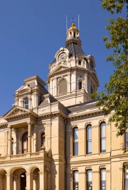 Rockville, Indiana, USA - September 28, 2021: The Parke County Courthouse