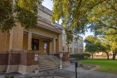 Refugio, Teksas, ABD - 20 Eylül 2021: Refugio İlçe Mahkemesi