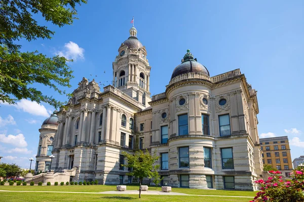Evansville Indiana Usa August 2021 Vanderburgh County Courthouse — Stockfoto