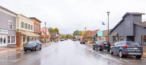 Beulah Michigan Abd Ekim 2021 Benzie Bulvarı Ndaki Eski Bölgesi — Stok fotoğraf
