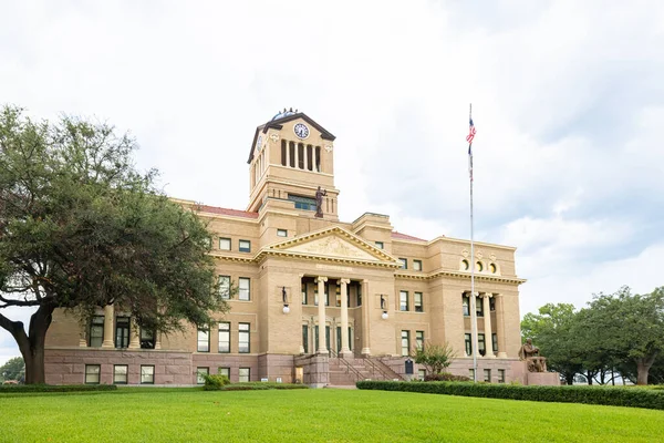 Corsicana Texas Estados Unidos Agosto 2021 Tribunal Del Condado Navarro —  Fotos de Stock