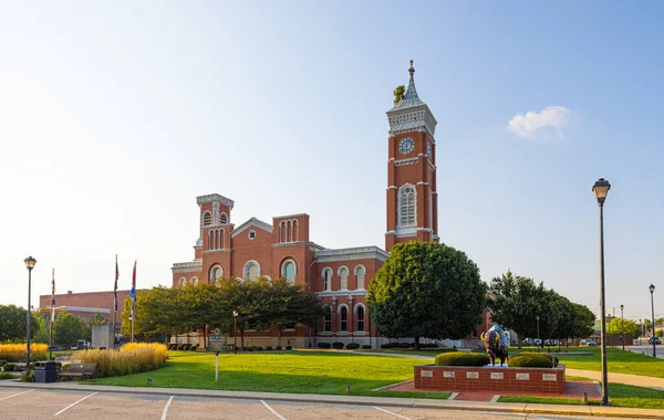 Greensburg Indiana Usa August 2021 Decatur County Courthouse — Stockfoto