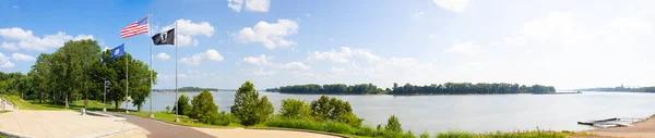 Mount Vernon Indiana Usa August 2021 Ohio River Seen Riverbend — Zdjęcie stockowe
