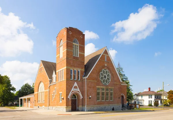 Liberty Indiana Usa August 2021 United Methodist Church Seminary Street — Stock fotografie