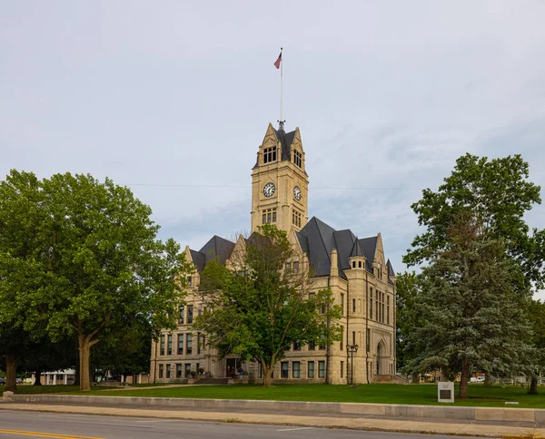 Rensselaer Indiana Usa August 2021 Jasper County Courthouse — Stock fotografie