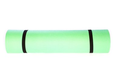 hafif köpük yoga mat beyaz rulo