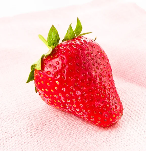 成熟的大草莓浆果特写 — 图库照片
