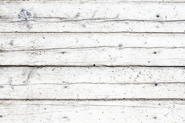 Старый старинный деревянный белый фон, стол или пол
