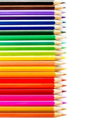 Gökkuşağı kalem sanat okul malzemeleri
