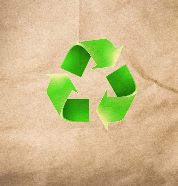Hochauflösender brauner Recyclingkarton mit Halbton — Stockfoto